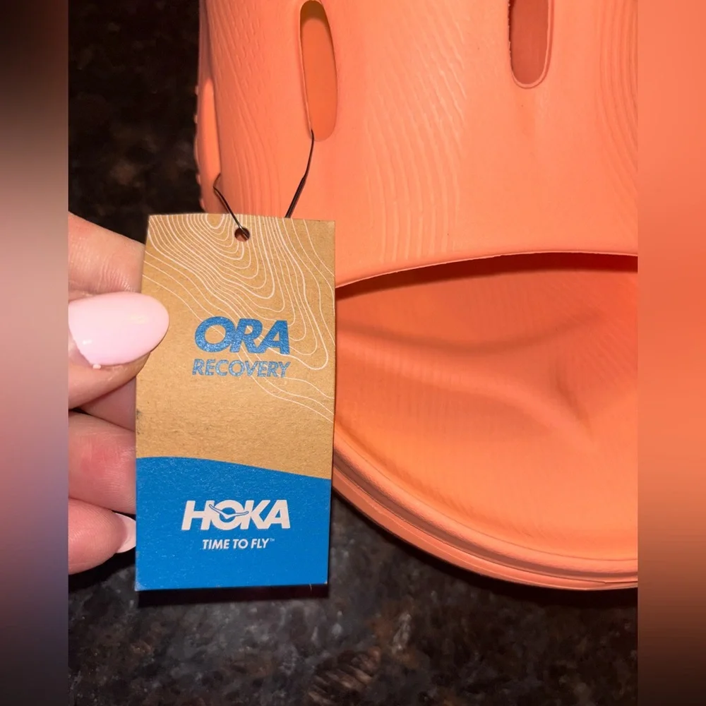 NWT Hoka Ora Recovery Slide 3 Men’s Size 13 Papaya Lightweight Athleisure Comfy